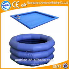 Sacco piscina de agua inflable con colchón fabricado en China